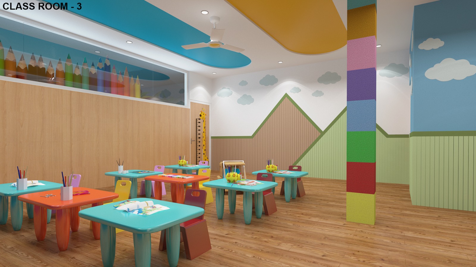 pre primaryguna Class Room 3 A